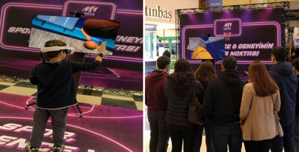 M1 Konya AVM'de VR Basketbol etkinliği büyük ilgi topladı