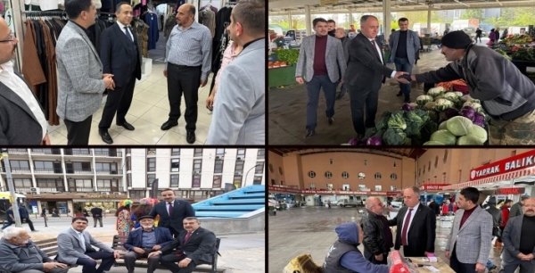 MHP Meram tüm mahallelerde saha çalışmalarını hızlandırdı