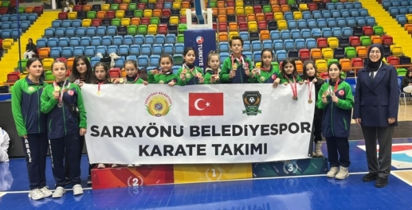 Sarayönü Belediyespor Karate Takımı il şampiyonasına damga vurdu