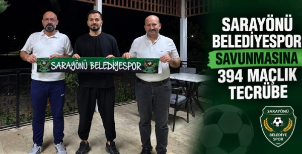 Sarayönü Belediyespor Savunmasına 394 maçlık tecrübe