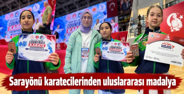 Sarayönü karatecilerinden uluslararası madalya