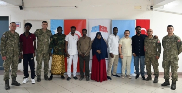 Somalili gazilerin protezleri TSK'dan