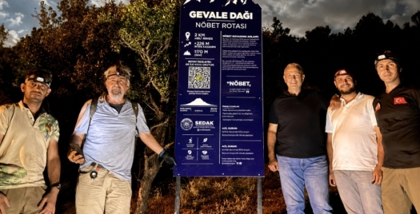 Takkeli Dağa güvenli tırmanış rotası belirlendi 