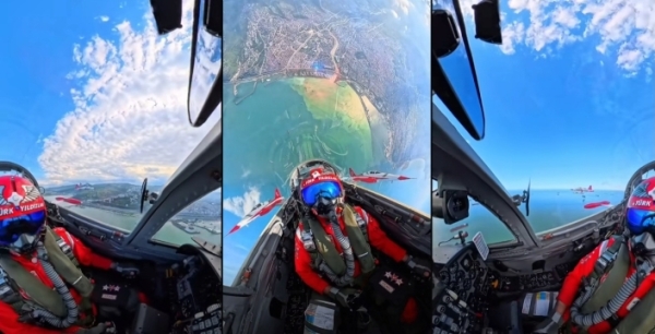 Türk Yıldızları Samsun semalarında gösteri yaptı, şehit pilot Ümit Özer unutulmadı!