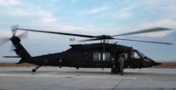 Türkiye'de üretilen yedinci T-70 helikopteri Konya'da görevlendirildi
