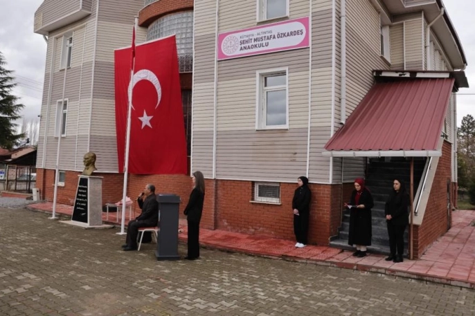 Şehit Mustafa Özkardeş'in adı Kütahya'da anaokulunda yaşatılacak