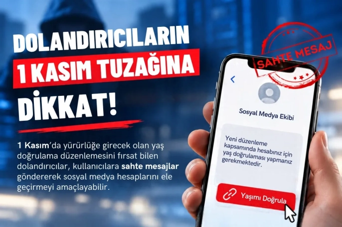 Siberay: 1 Kasım yaş doğrulama tuzağına dikkat!
