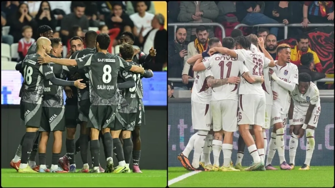 Trabzonspor ve Beşiktaş, şampiyonluk yarışında kritik derbide karşı karşıya