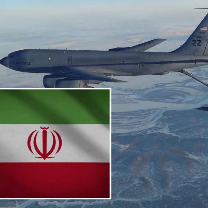 Trump'ın İran çıkışı sonrası Basra Körfezi'nde jetler havalandı: Yakıt ikmal uçakları gökyüzünde!