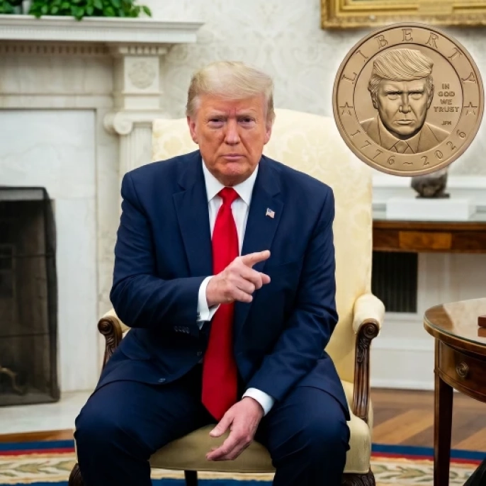 Trump portreli altın 1 dolar: Amerika'nın 250. bağımsızlık yılına özel bir anma