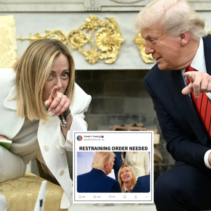 Trump'tan Meloni'ye kriz yaratacak mesaj: Gülümsemesi dikkat çekti