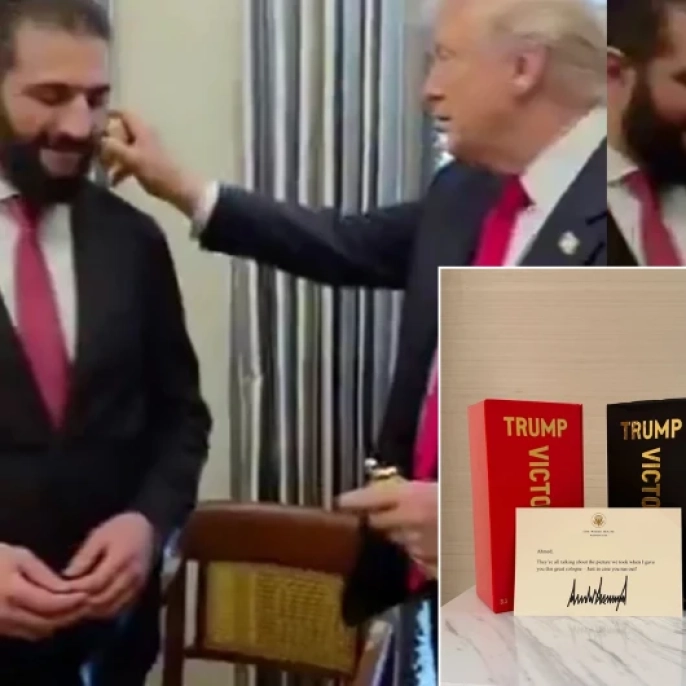 Trump'tan Şara'ya parfüm hediyesi: 'Tükenirse diye gönderdim