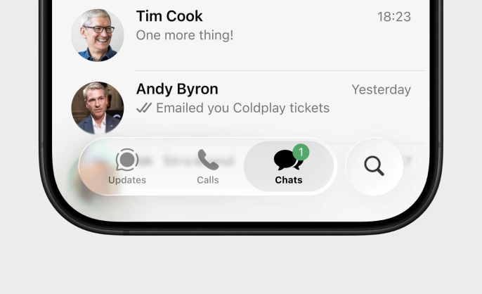 WhatsApp'ta büyük değişim: iPhone'daki sohbet ekranı bambaşka bir görünüme kavuşuyor! - 1