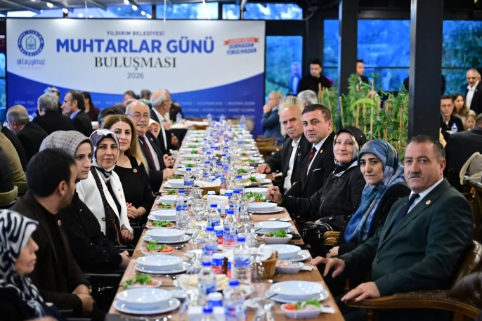 Yıldırım'da muhtarlar günü buluşması gerçekleşti